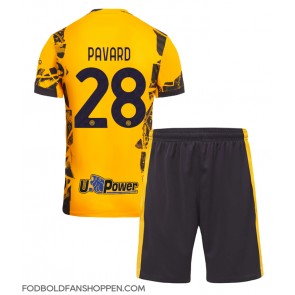 Inter Milan Benjamin Pavard #28 Tredjetrøje Børn 2024-25 Kortærmet (+ Korte bukser)